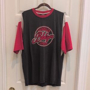 Brooklyn XPress Vintage Men's Short Sleeve Black Baseball Jersey Tee Size Large